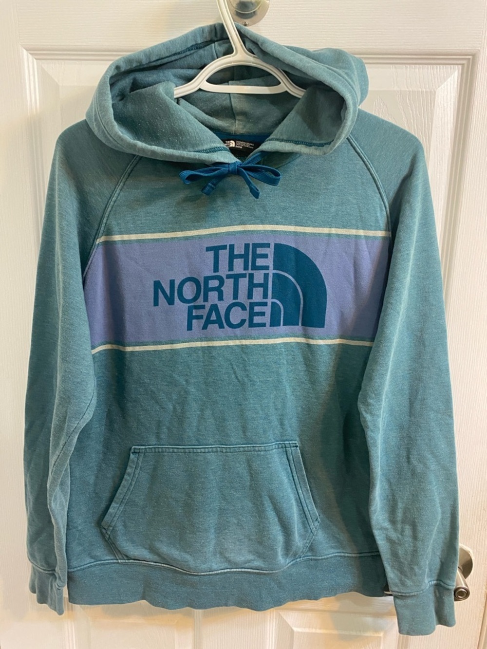 The North Face Faded Teal Purple Women’s Hoodie Sweatshirt Medium Casual Spring